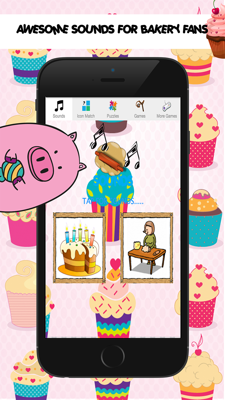 Android application bakery games for girls free screenshort