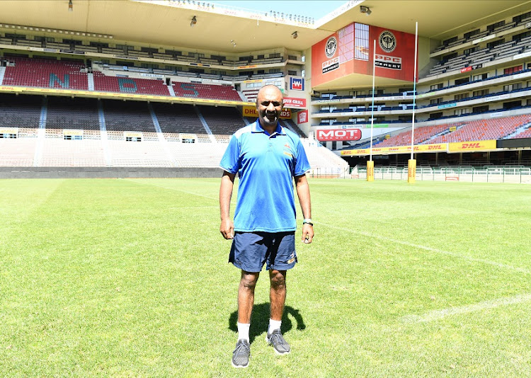 DHL Stormers Skills Coach and Performance Analyst, Labeeb Levy during a profile shoot at DHL Newlands Stadium on October 16, 2020 in Cape Town, South Africa.