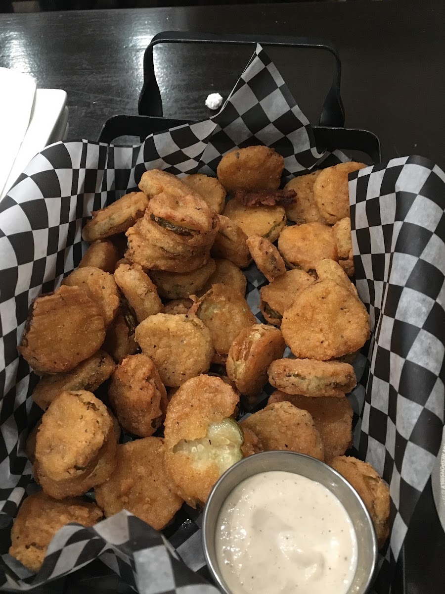 Gluten free Fried pickles