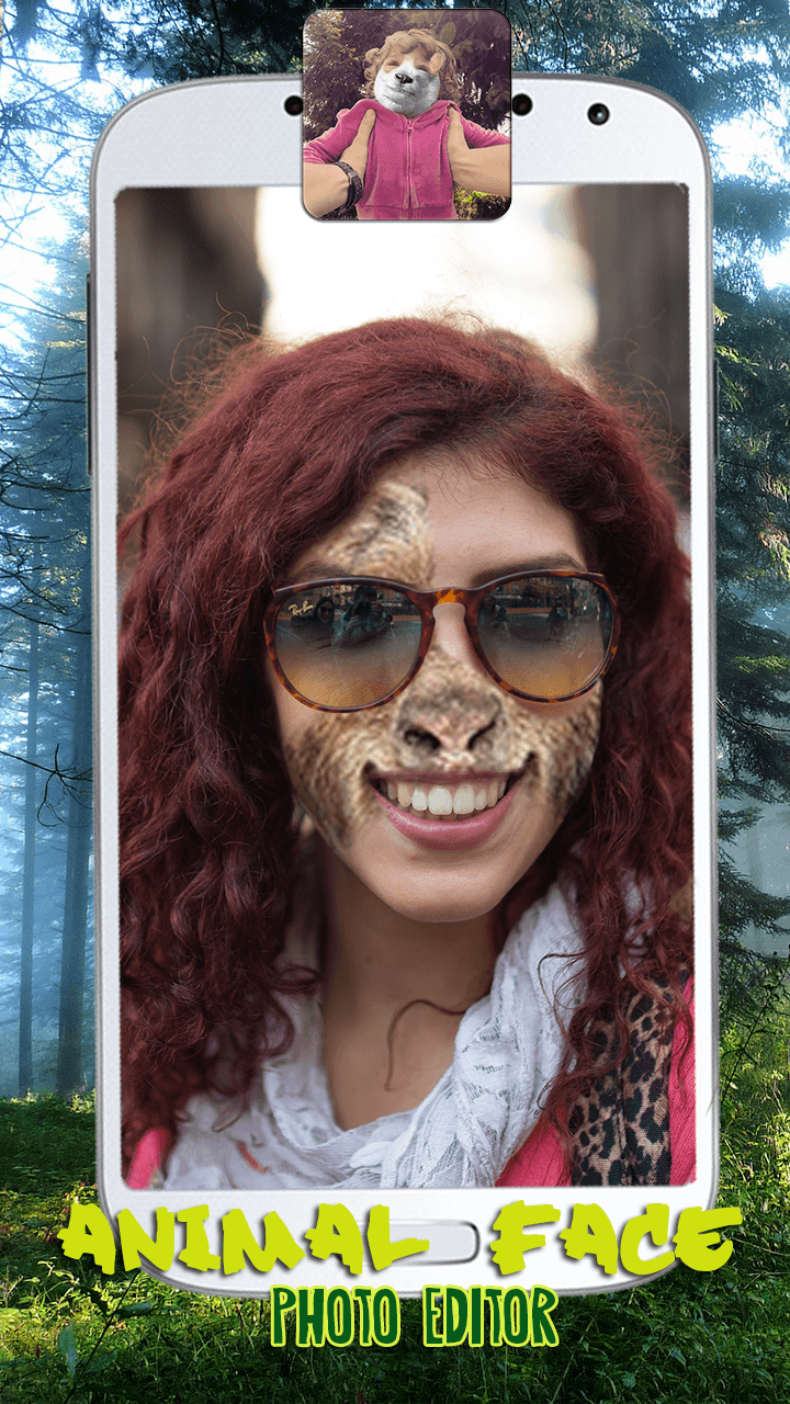 Android application Animal Face Photo Editor screenshort