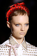 Statement lashes at the Prada Spring/Summer 2019 show.