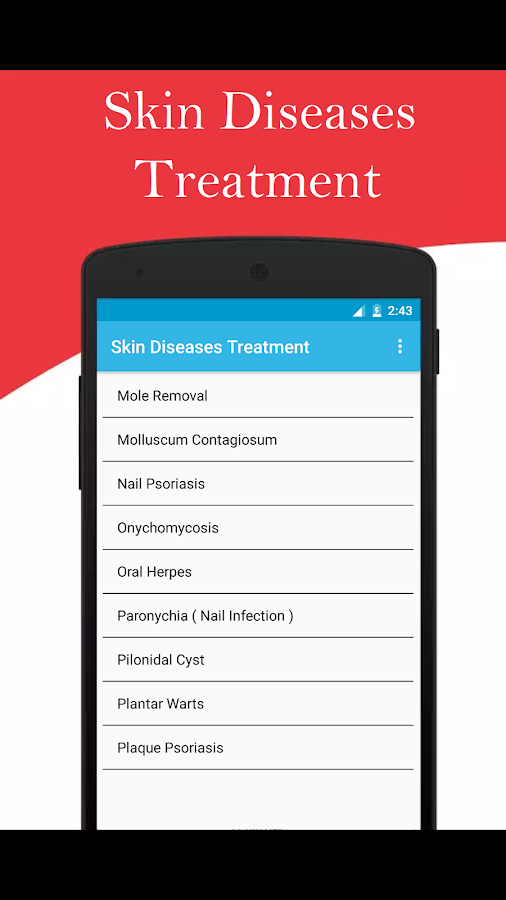 Skin Diseases and Treatment — приложение на Android