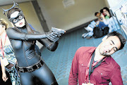 SCRATCH THAT: Genevieve Nylen, as Cat Woman, at the 45th annual Comic Con fair, in San Diego, California, at the weekend