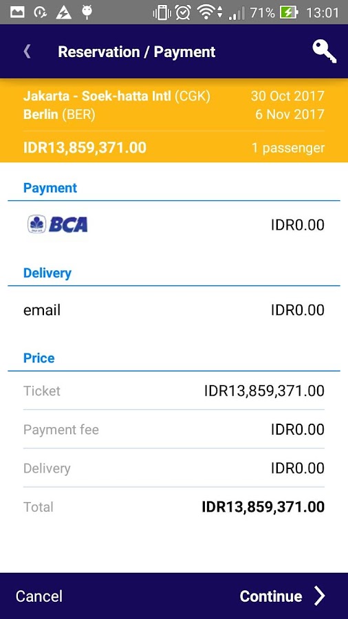 Aviatour Flight Tickets — приложение на Android