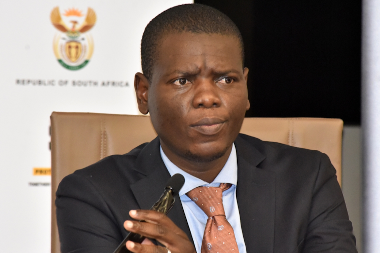 Justice and correctional services minister Ronald Lamola condemned attacks on foreign nationals. File photo.