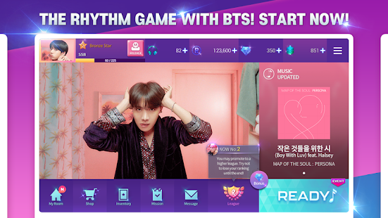 SuperStar BTS Screenshot