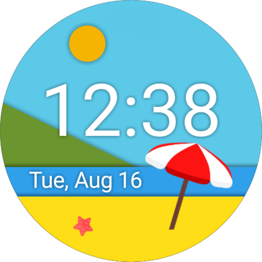 Material Scenery Watch face