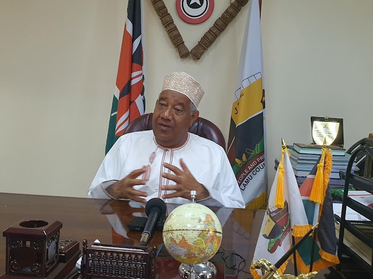 Lamu Governor Issa Timamy explains how the county intends to save the ruins