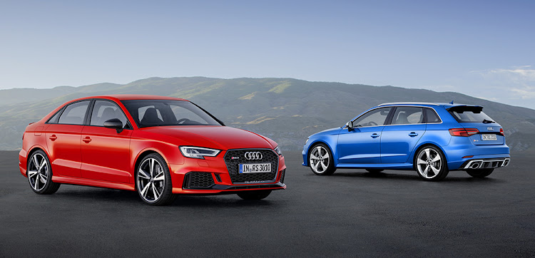 Take your pick: the Audi RS 3 Sedan and RS 3 Sportback
