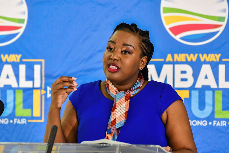 Former DA KwaZulu-Natal MPL Mbali Ntuli says party leader John Steenhuisen 'is at best a lieutenant when what the DA needs is a general'. File photo