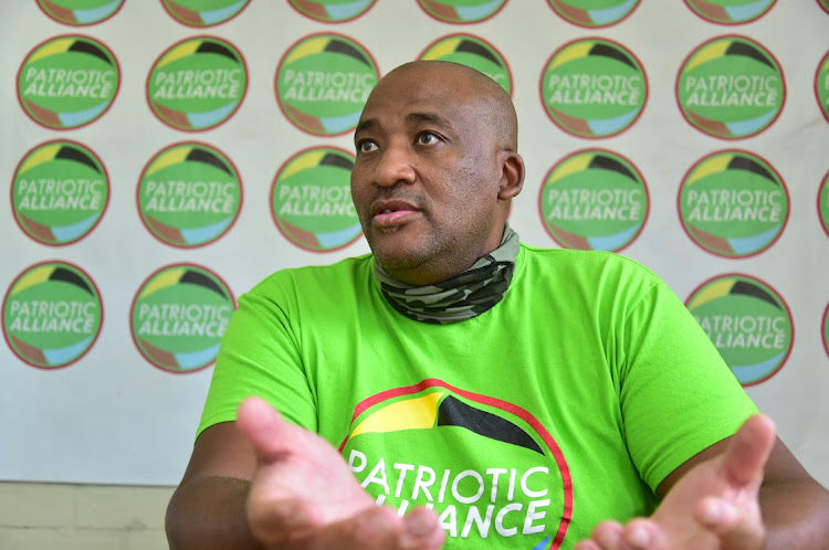 PA leader Gayton McKenzie will stand as the party's presidential candidate and its Western Cape premier candidate. File photo.
