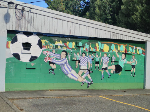 Richard Prouse Football Mural