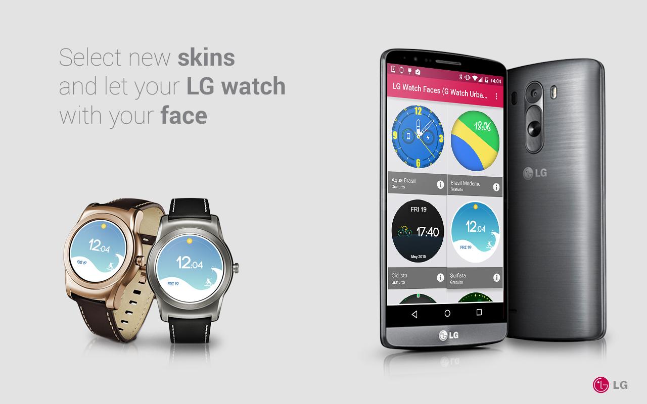 Android application LG Watch Faces screenshort