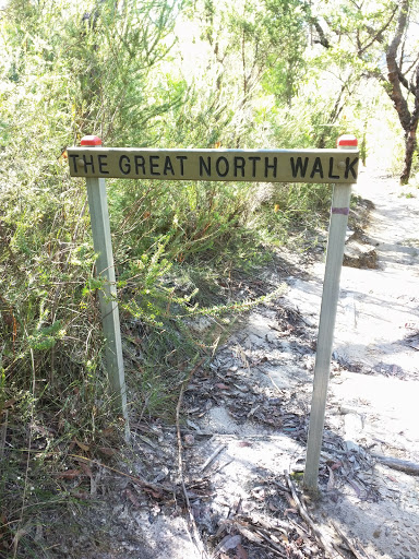 The Great North Walk Sign