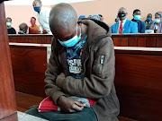 Axe murder accused Nowa Makula, 32, in the dock.