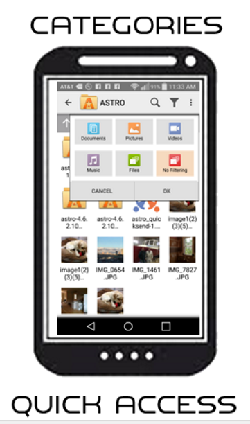 Android application ASTRO File Manager & Cleaner screenshort