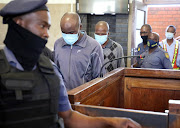Sekola  Matlaletsa and Sekwetja Mahlamba, the two accused in the murder of Brendin Horner, appear in the Senekal magistrate's court.