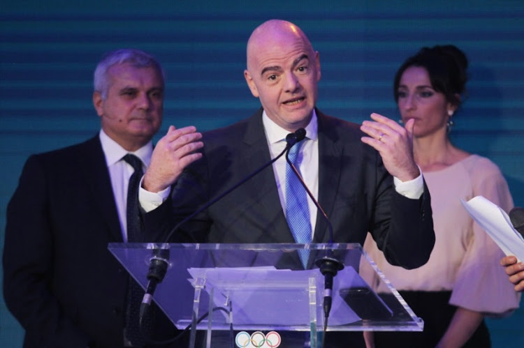 FIFA President Gianni Infantino attends the Italian Olympic Committee 'Collari D'Oro' Awards at Foro Italico on December 19, 2017 in Rome, Italy.