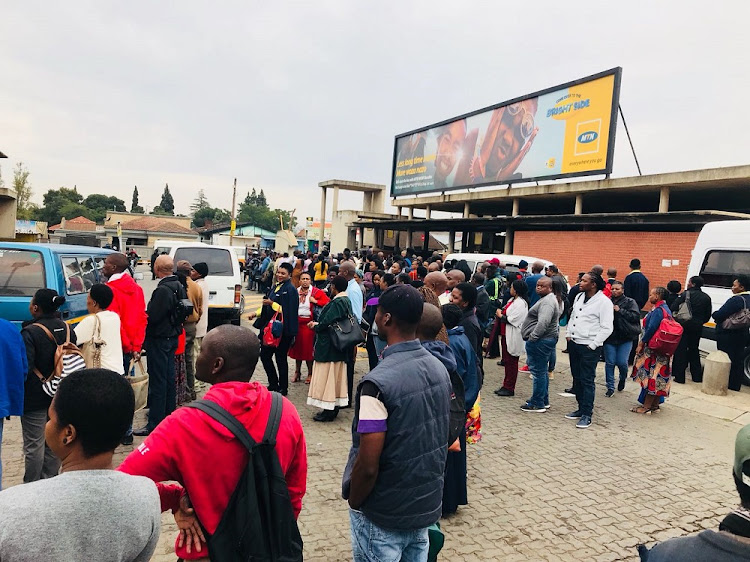 Commuters at Baragwanath Taxi Rank were left seeking alternative transport last week after a bus drivers embarked on a nationwide protest over wages.