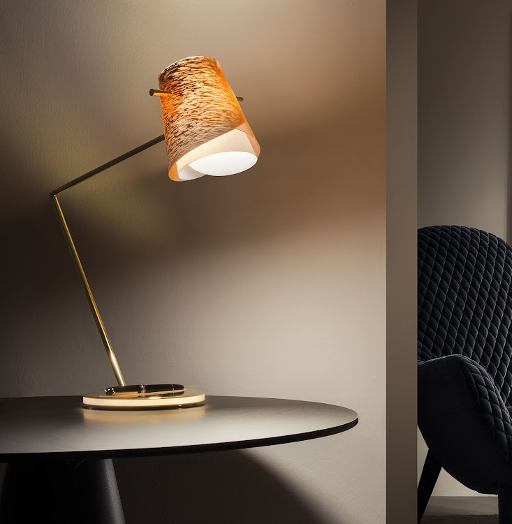 Slamp and Montblanc have collaborated to create the Overlay desk lamp