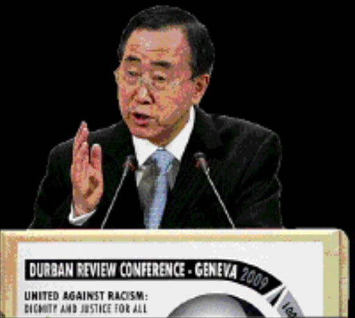 SAD: Ban Ki-Moon. 20/04/2009. Pic. Keystone Salvatore Di Nolfi. © AP