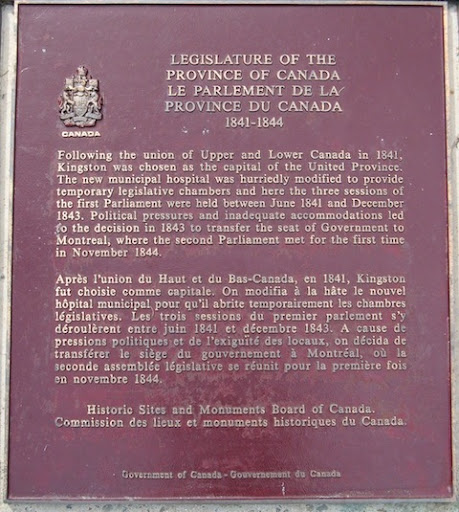 Following the union of Upper and Lower Canada in 1841, Kingston was chosen as the capital of the United Province. The new municipal hospital was hurriedly modified to provide temporary legislative...