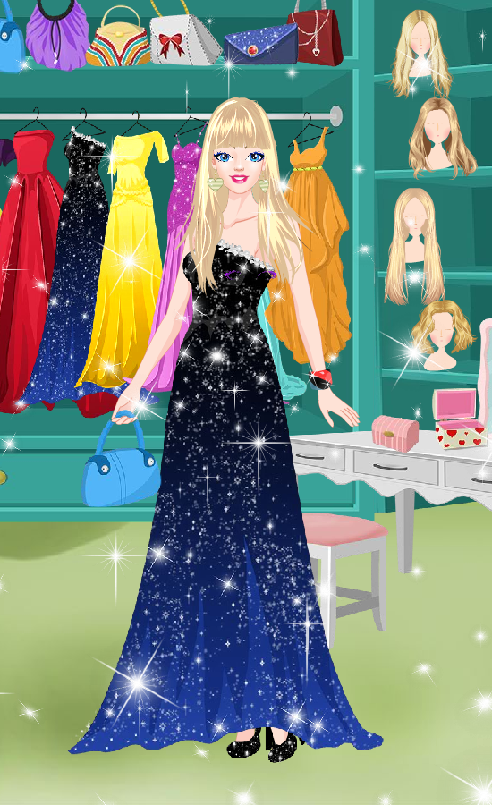Android application Prom Salon - Princess Dress up screenshort