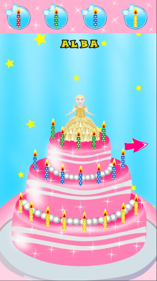 Android application Princess Cake screenshort