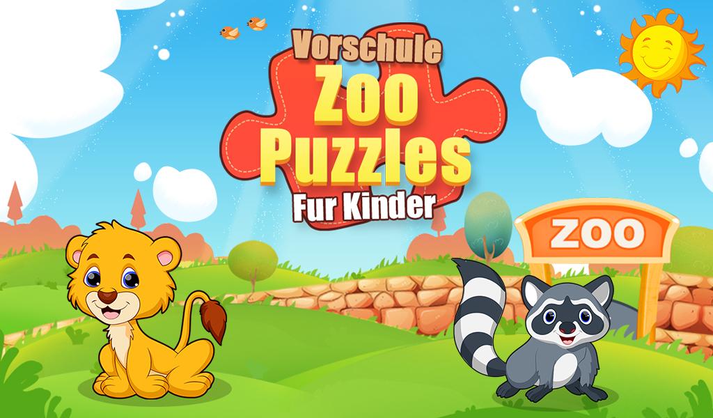 Android application Preschool Zoo Puzzles For Kids screenshort