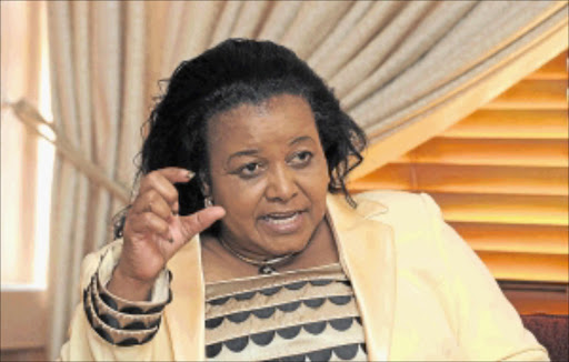 OFF SICK: Minister Edna Molewa PHOTO: Russell Roberts