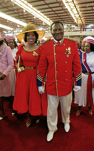 The comforter Glayton Modise and his wife Mamohau Modise. /Veli Nhlapo