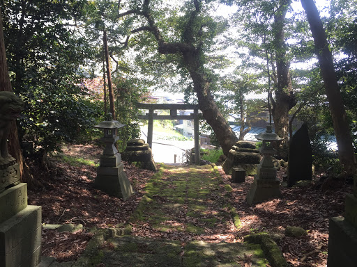 桂島 松崎神社 鳥居 