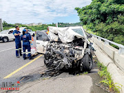 A baby and a man in his 40s died in an accident on the N2 northbound near the Edwin Swales bridge in Durban on Friday.