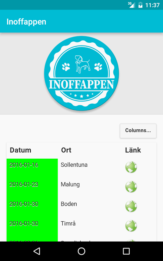 Inoffappen — приложение на Android