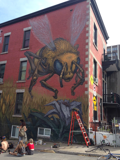 Giant Bee Mural