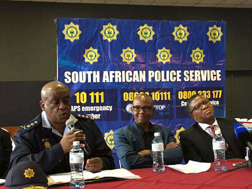 Police Minister Fikile Mbalula, visits the country's murder capital‚ Cape Town’s Nyanga township.