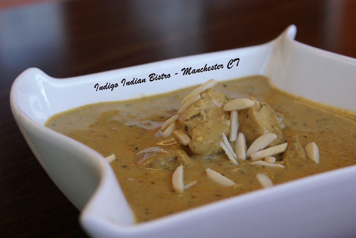 Chicken Khorma ( #GlutenFree ) - Chicken cooked in creamy cashew sauce