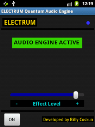 Android application Electrum Quantum Audio Engine screenshort