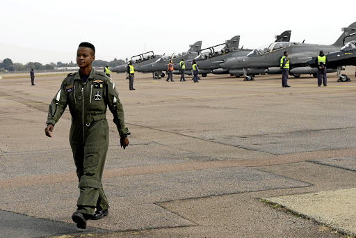 SA Airforce pilot Major Mandisa Mfeka. / Jacoline Schoonees