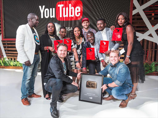 Kenyan YouTube Award Winners with the Golden Button award winners, Yellow Brick Cinema