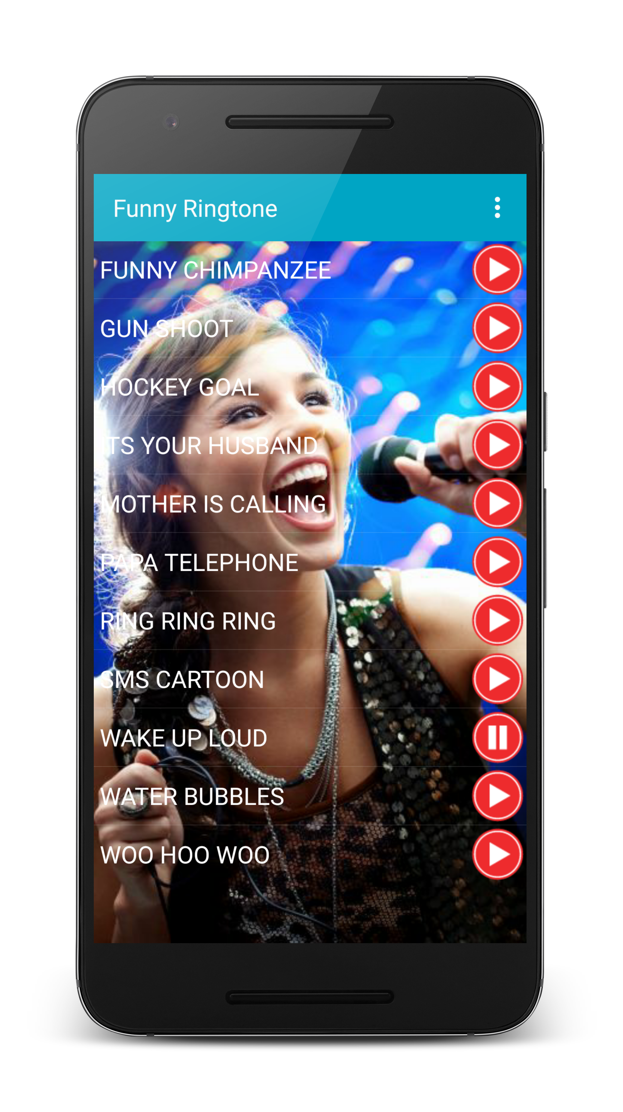Android application Funny Saying Ringtones screenshort