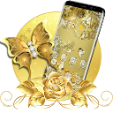 ダウンロード Golden Butterfly  Luxury Launcher をインストールする 最新 APK ダウンローダ