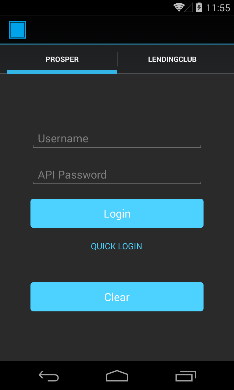 Android application Prosper P2P Reader (Ad Free) screenshort