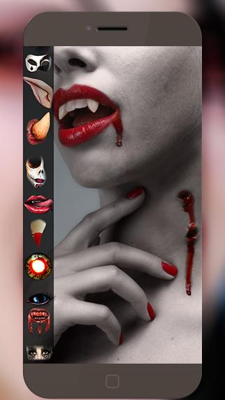 Android application Vampire Me Booth Editor screenshort