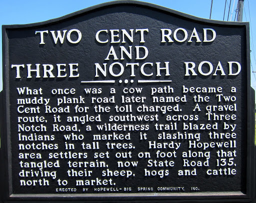 From the Flickr group Historical Markers, photo by HystericalMark, full page.License is Attribution-ShareAlike License