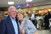 Pick n Pay founder Raymond Ackerman and his wife Wendy. Picture: SUPPLIED