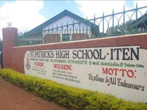 St Patrick’s High School, Iten, whose board members have been rejected.