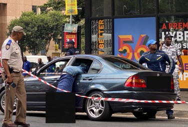 Three people were shot dead in a drive-by shooting in Braamfontein, Johannesburg.