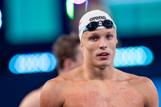Matthew Sates failed to advance past the heats of the men's 200m freestyle at the world championships in Doha on Monday, but was sixth overall in the 200m butterfly heats on Tuesday morning.