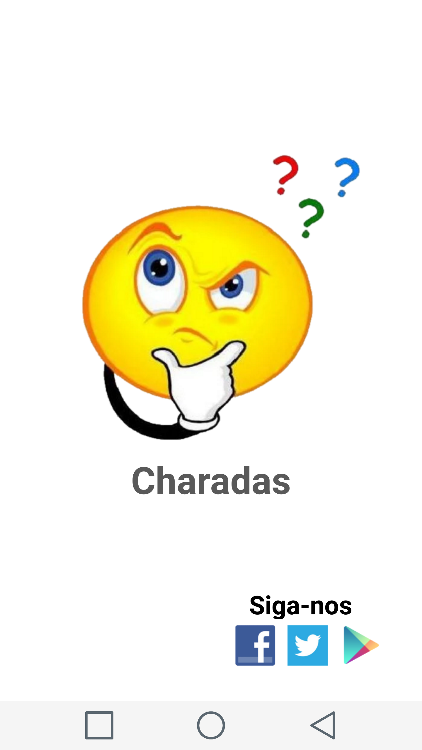 Android application Charadas screenshort